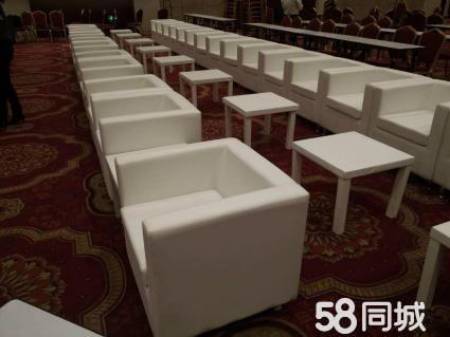 北京单人沙发租赁 洽谈桌椅租赁 折叠桌椅租赁 第1张