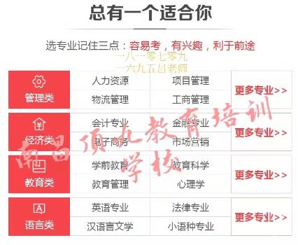 南昌顶九成人高考、学历提升培训 第4张