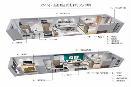 50万/4室-嘉兴海盐永乐金座位置在哪里？户型怎么样？ 第3张