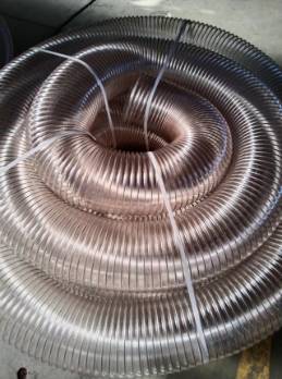 pu钢丝塑胶软管镀铜钢丝伸缩管工业吸尘风管htt 第2张