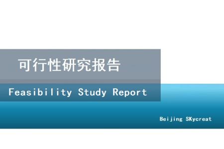 编制可行性研究报告-北京天创达 第1张